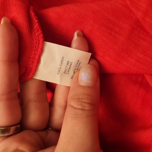 J.Crew coral shift dress / cover up M - Picture 6 of 6